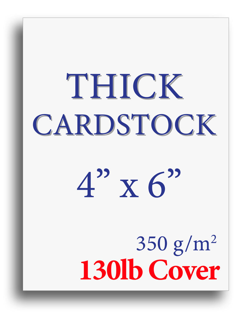 Extra Thick Cardstock | White | 4